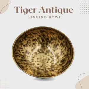 Handmade Tiger Eye  7 Chakra Singing Bowl Set for Sound Healing